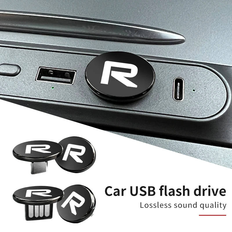 16 Гб/32 ГБ/64 ГБ Автомобильный логотип мини металлический USB Type-c флэш-накопитель