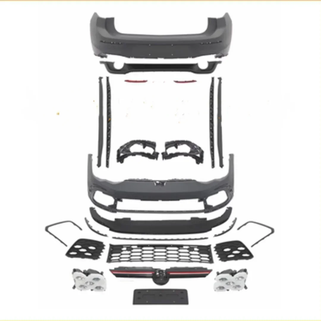 Комплект кузова передний и задний бампер решетка боковая юбка в сборе для Volkswagen vw