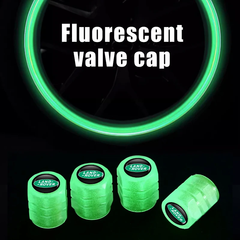 Автомобильные клапаны для шин светящиеся в темноте флуоресцентные колесные Land
