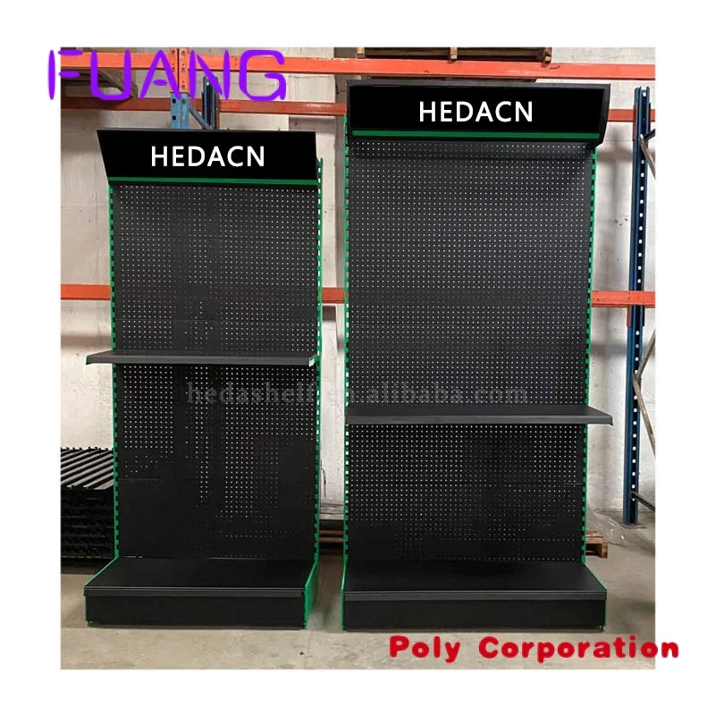 Promotional Hardware tools display rack shelf Metal Pegboard Display Standard