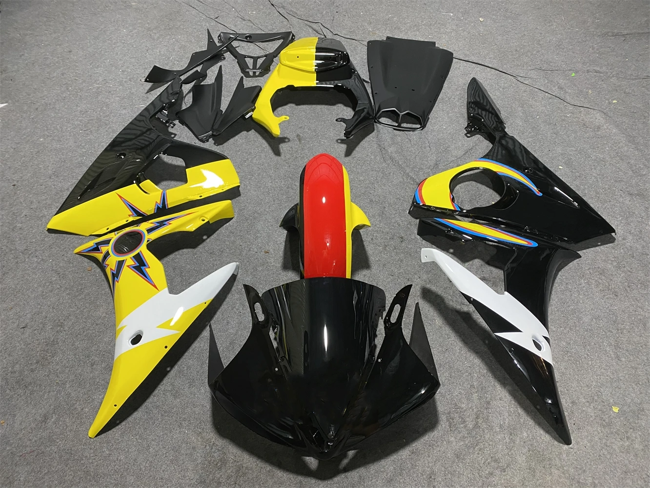 Комплект обтекателя мотоцикла подходит для YZF-R6 2003 2004 2005 YZF600 03 04 05 обтекатель