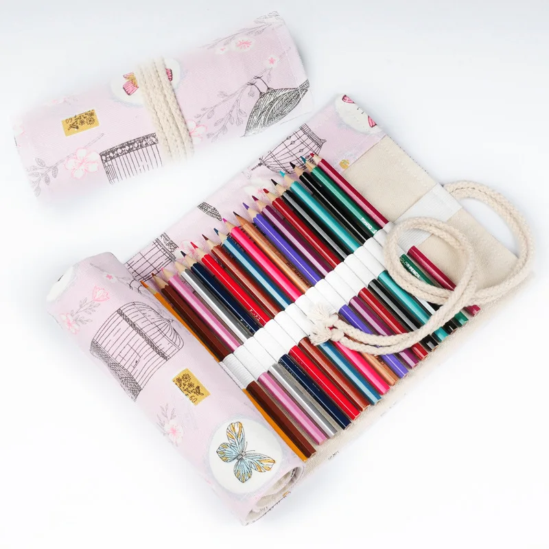 Чехол для карандашей с 24/36/48/72 отверстиями в виде птиц