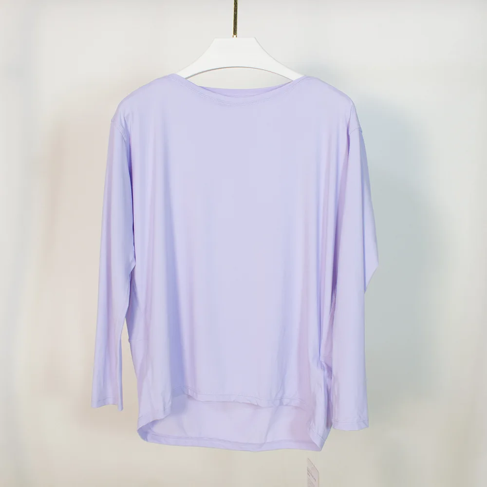 Yoga Long Sleeve Shirts Loose Top Women Tops Relaxed Fit Designed for On the Move for Winter