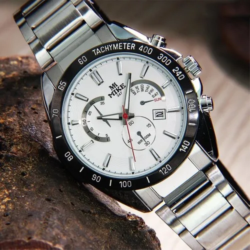 

Mike 347 Calendar Steel Watchband Men 'S Wrist Watch | Original Product | High Quality | Türkiye'den Sent | Discount price