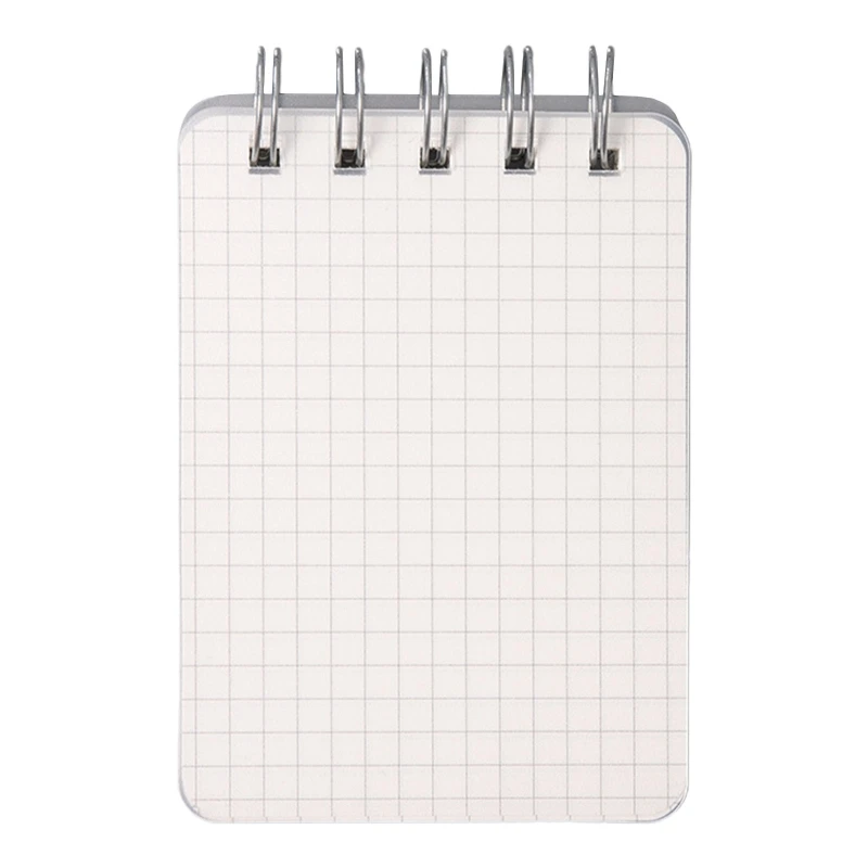Frosted Mini Spiral Notebook Line / Grid Blank Dotting Note Pad 4.17x3.03 Inch Memo Notepad for Home Office Travel |