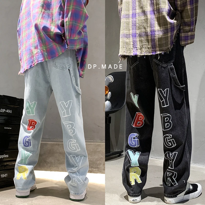 Casual trousers Hong Kong style new 2022 spring new jeans comfortable and versatile