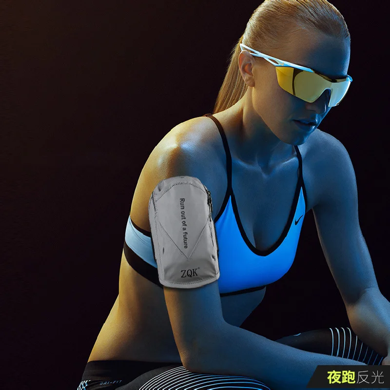 

Brand Unisex Running Fitness Arm Bags High Quality Waterproof Storage Phone Wrist Bag Safety Reflective Gym Arm Band Wholesale