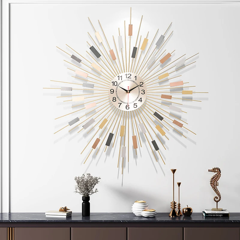

Quartz Art Watch Wall Original Modern Digital Unique Home Design Furniture Watch Metal Horloge Murale Wall Sticker Home Watch