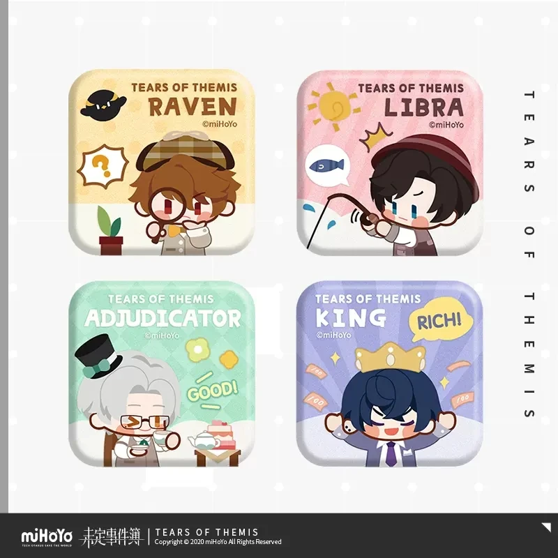 

Значок «слезы темиса» из мультфильма miHoYo, официальный аксессуар аниме, Ворон, весы, король, реквизит для косплея, хит 2023 года