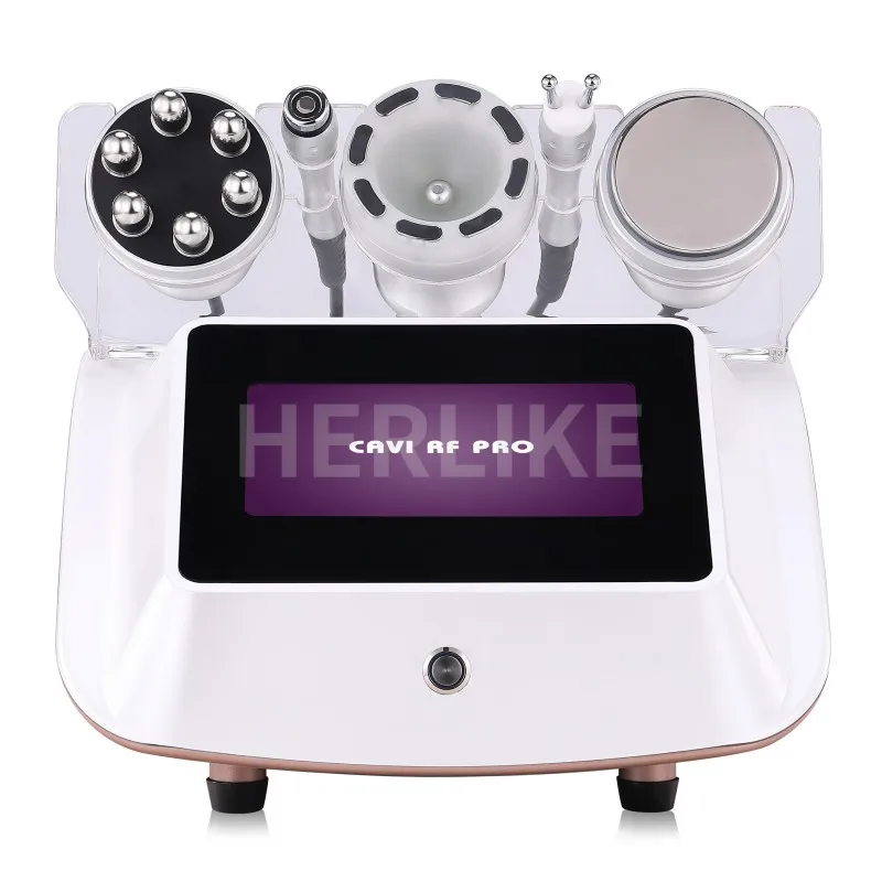 

5 In 1 Vacuum 40K Cavitation Ultrasonic Body Slimming Weight Loss Skin Lift Tighten Machine For Home Use Salon Use Body Shaping