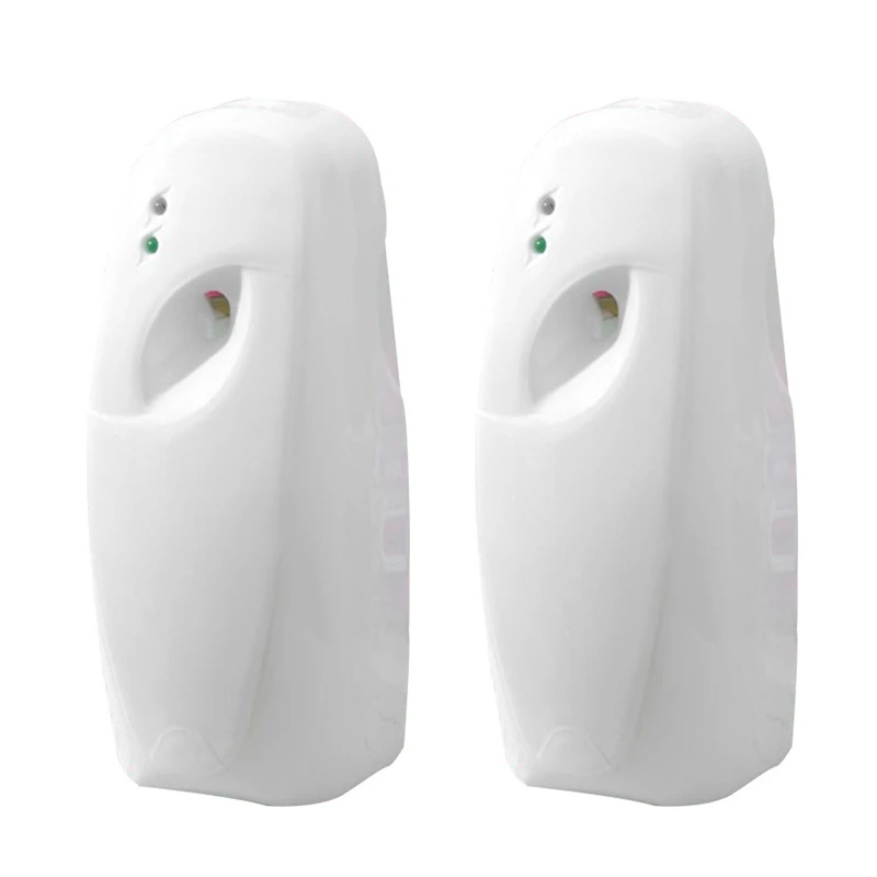 2X Automatic Perfume Dispenser Air Freshener Aerosol Fragrance Spray For 14Cm Height Fragrance Can (Not Including)