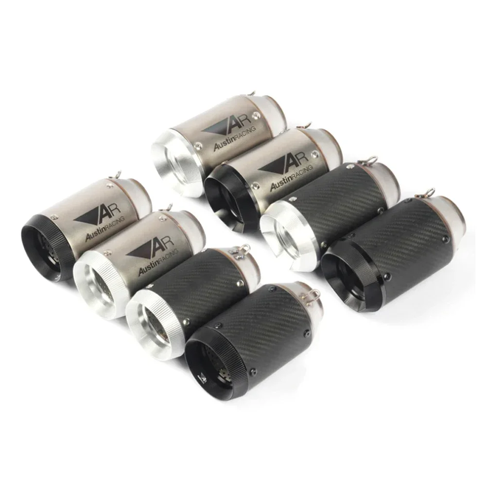 51 мм универсальный без шнуровки мотоциклетный GP выхлопной глушитель с ЧПУ из