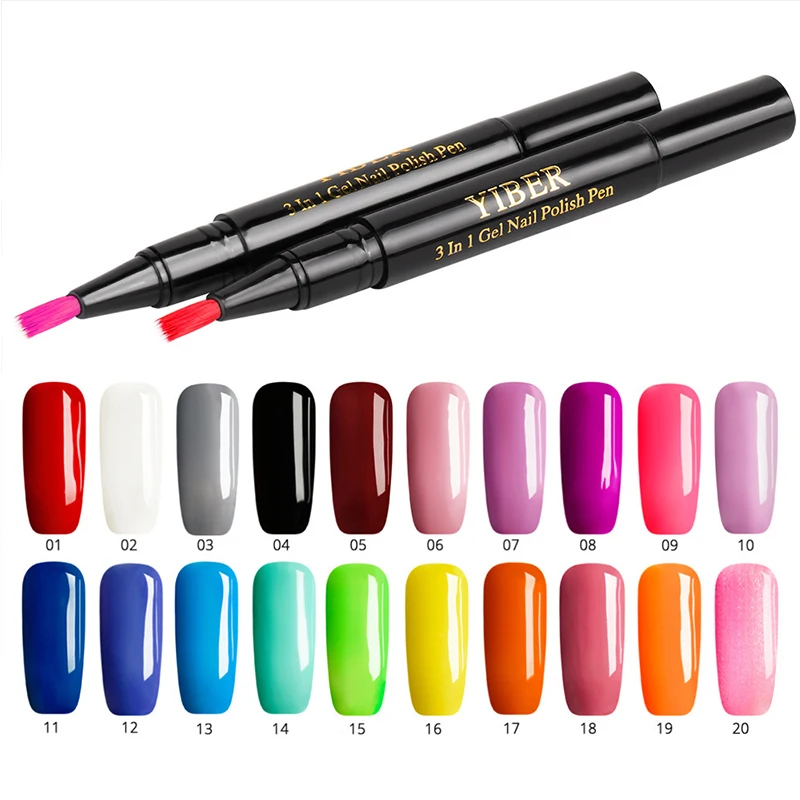 

Nail Polish Pen Nail Gel Nail Varnishes Fashion Art Design Nail Pen Nail Accessorie Hybrid Base Coat Manicure Beauty Easy to Use