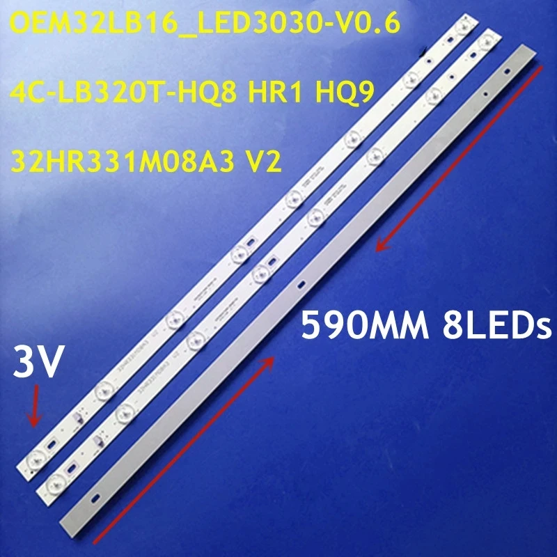 

30PCS LED Strip OEM32LB16-LED3030-V0.6 4C-LB320T-HQ8 32HR331M08A3 For 32H100 L32F1600B L32F1670B D32A810 D32E161 B32A380