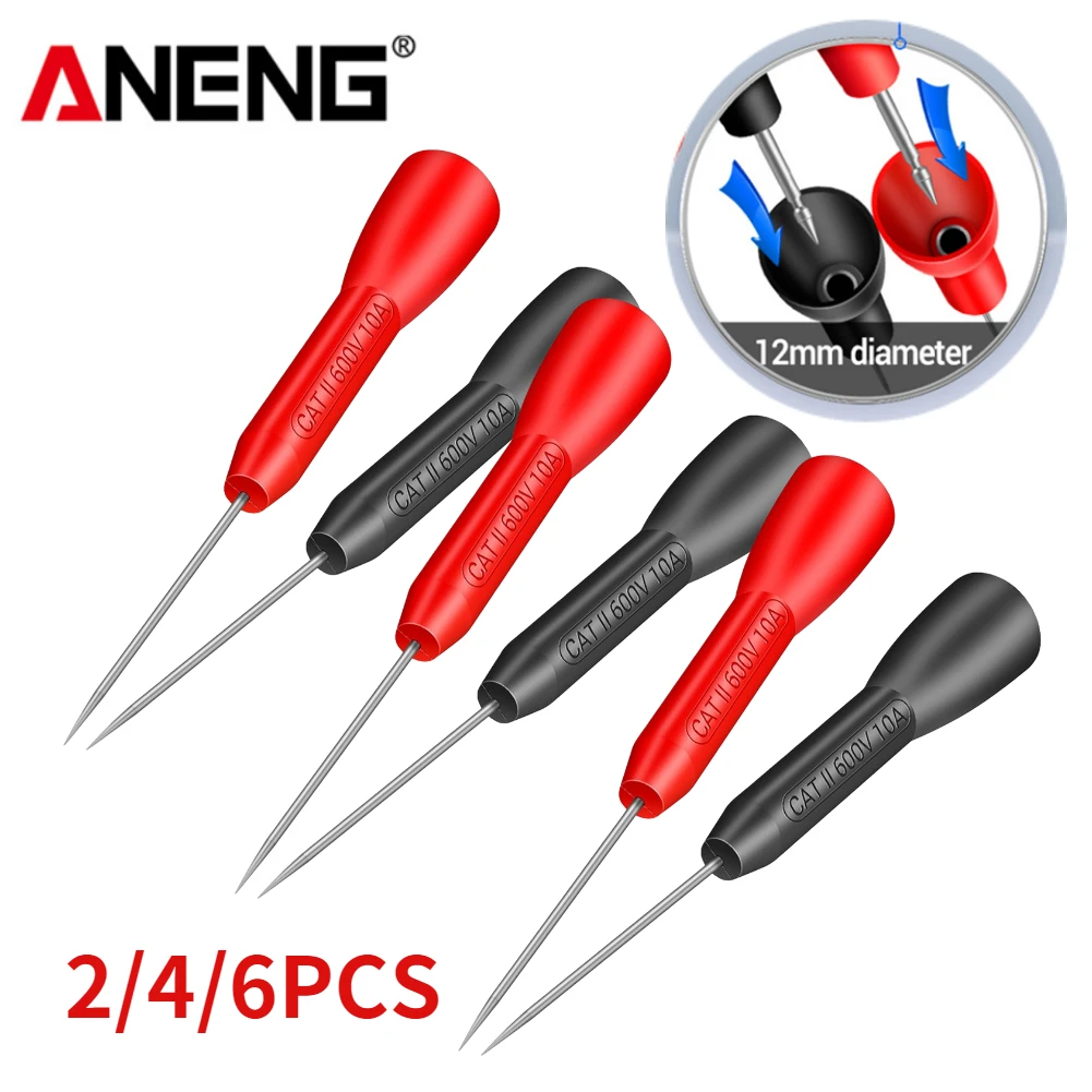 2/4/6 шт., щуп для измерения приборов, 10 А, 600 В - полезное