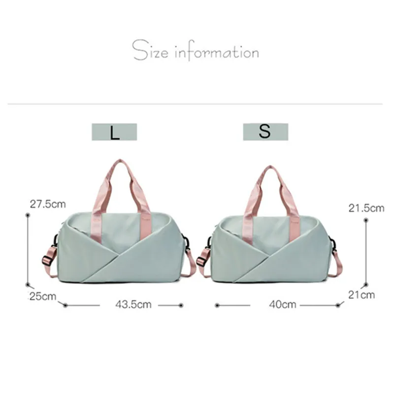 Sports Bags Gym Handbags For Women Shoes Men's Large Weekend Training Water Proof Swimming Fitness Travel Shoulder Bolsas Female