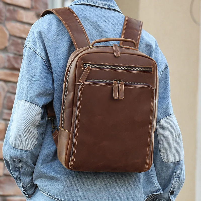 Рисунок 4 - Кожаный мужской рюкзак Crazy Horse