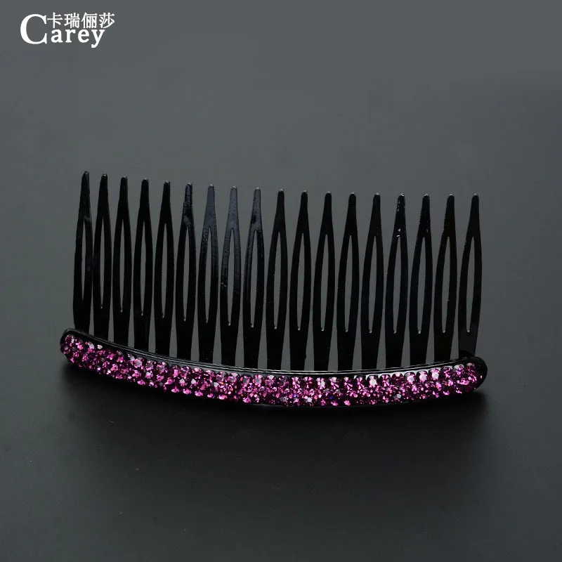 

New adult combs Korea personality diamond comb bang hairpin headdress comb hair hoop toothed small clip