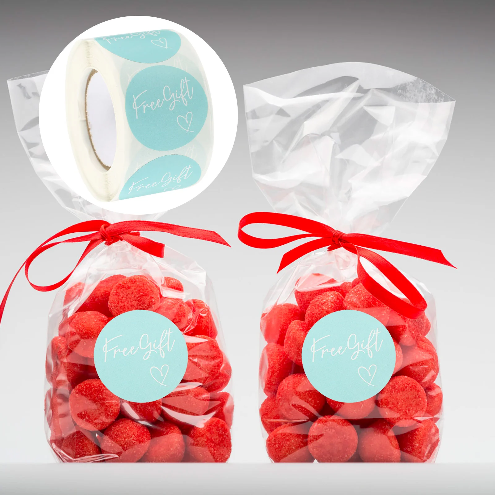 

1 Roll of Gift Wrapping Stickers Multi-use Gift Decals Gift Bag Box Sealing Label Stickers Gift Supplies