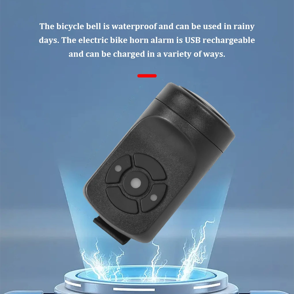 

Electronic Bike Alarm Horn Sound Cycling Bell Charging Motorcycles