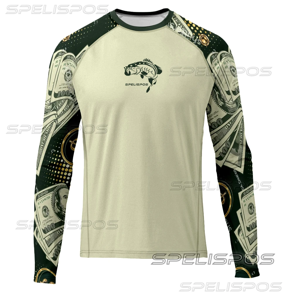 Новинка Мужская одежда для рыбалки SPELISPOS Солнцезащитный дышащий Быстросохнущий