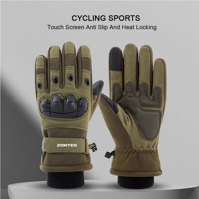 Мотоциклетные перчатки с полным пальцем для мотогонок и верховой езды Zontes G1 125 ZT125