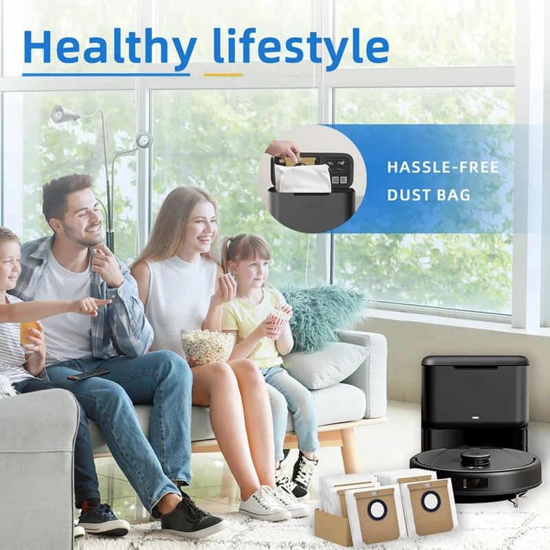 Пылесборники для пылесоса Eufy L50 SES L60 12 упаковок док-станция самоопорожнения