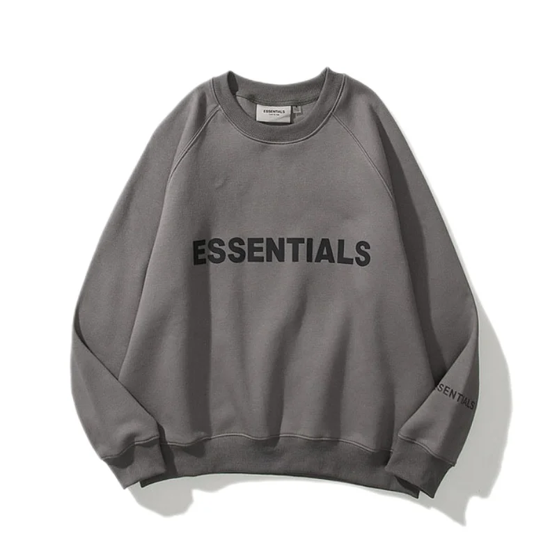 ESSENTIALS Hoodie Men's Casual Sports Cool Hoodies Printed Fleece Oversized Hoodie Fashion Hip Hop Street Sweater S-3XL