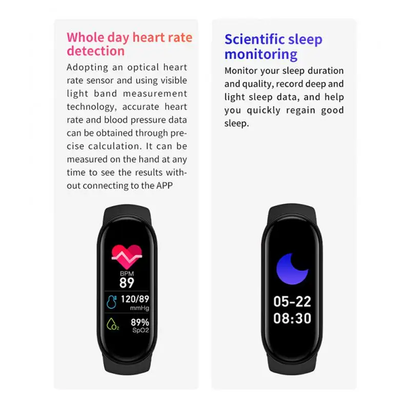 M8 Smart Watch HD Large Screen Heart Rate Blood Pressure Oxygen Monitoring Dynamic Dial Magnetic charging Waterproof Smart Watch images - 6