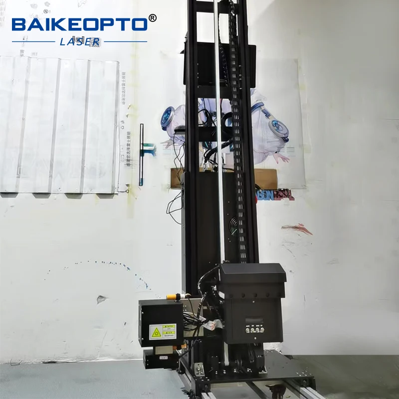 Фото Вертикальный 3D-принтер BK-UP200S UV CMYKW с двумя печатающими головками DX10 для нанесения наклеек на стены, высокоточная 3D-печать для фоновых стен и телевизионных панелей. №2