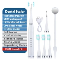 household ultrasonic electric sonic dental scaler teeth whitening portable tartar teeth cleaner tool ultrasonic calculus remover