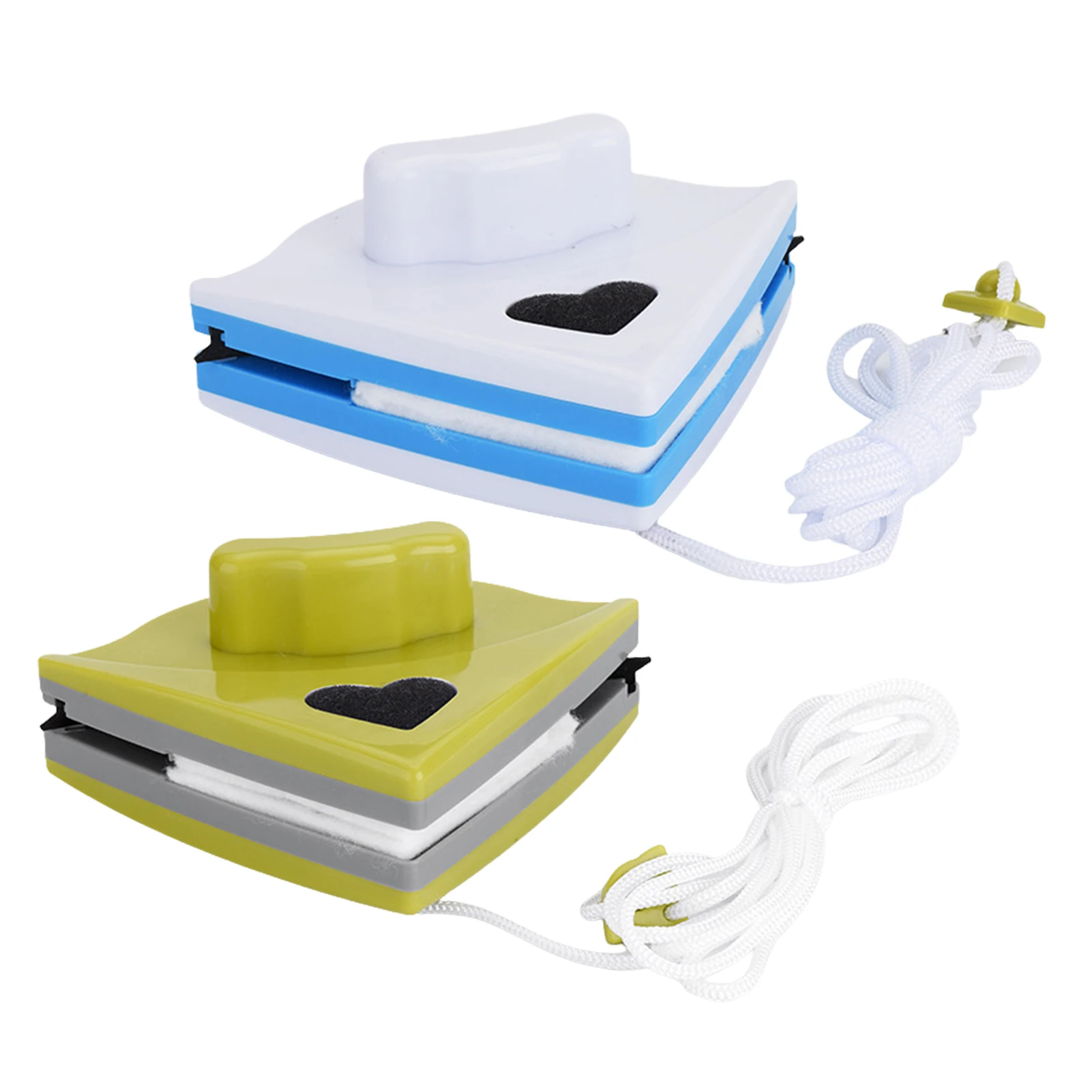 Магнитное устройство для очистки окон двухстороннее стекла треугольное