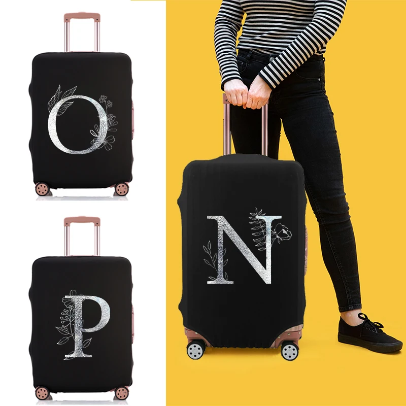 Protective Cover For 18 To 28 Inch Fashion Silver Letter Nam