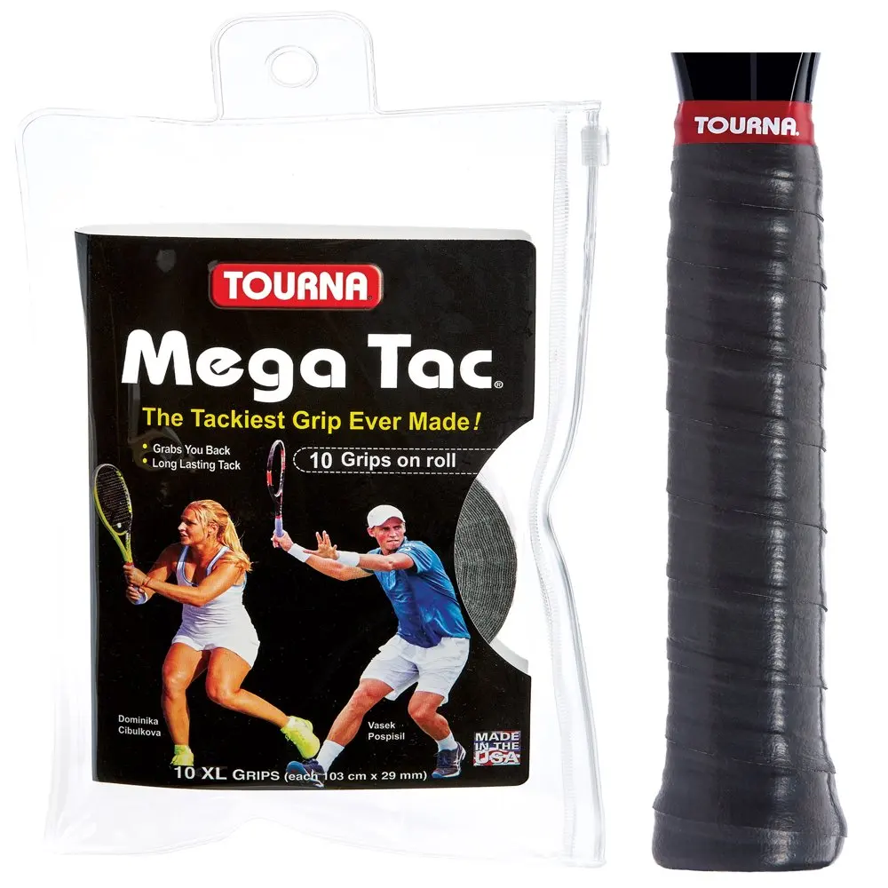 

Tac XL Wet Feel Racquet Grip 10 ct Carded Pack