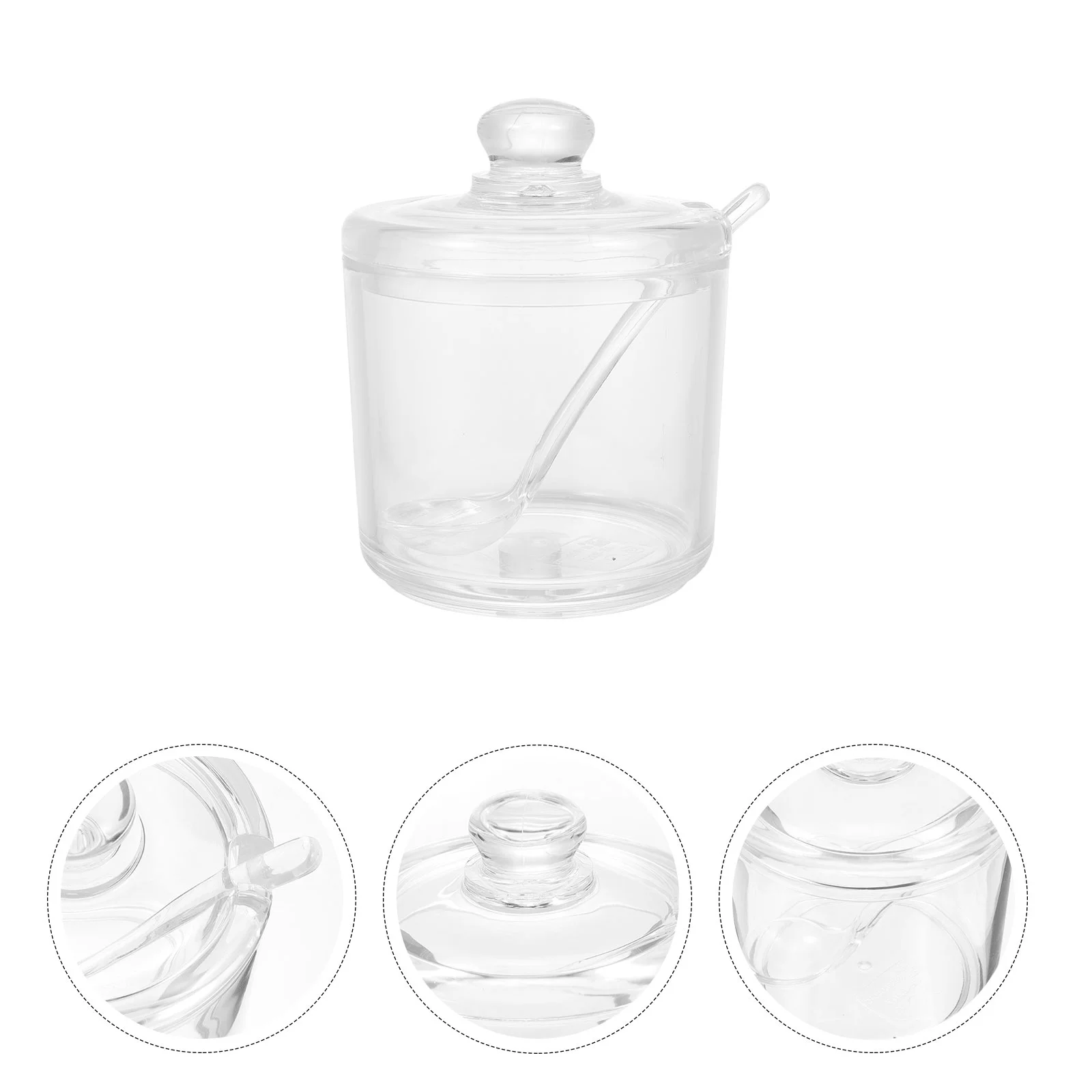 Сахарница гранулированная банка горшок для приправ кухонная контейнер