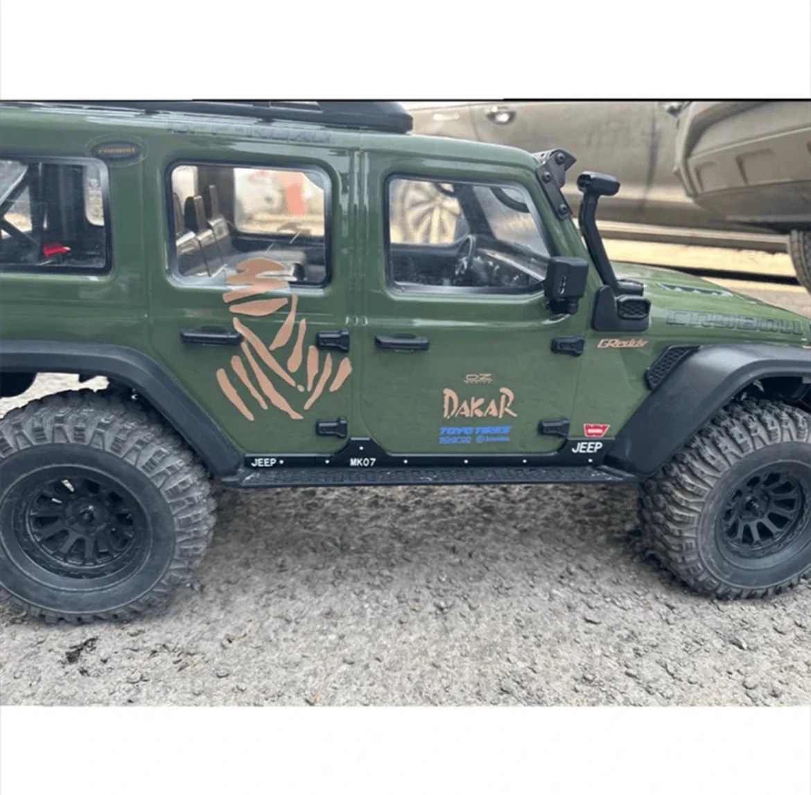 MK07 лазание автомобиля боковая охватывающая юбка украшение модификация и