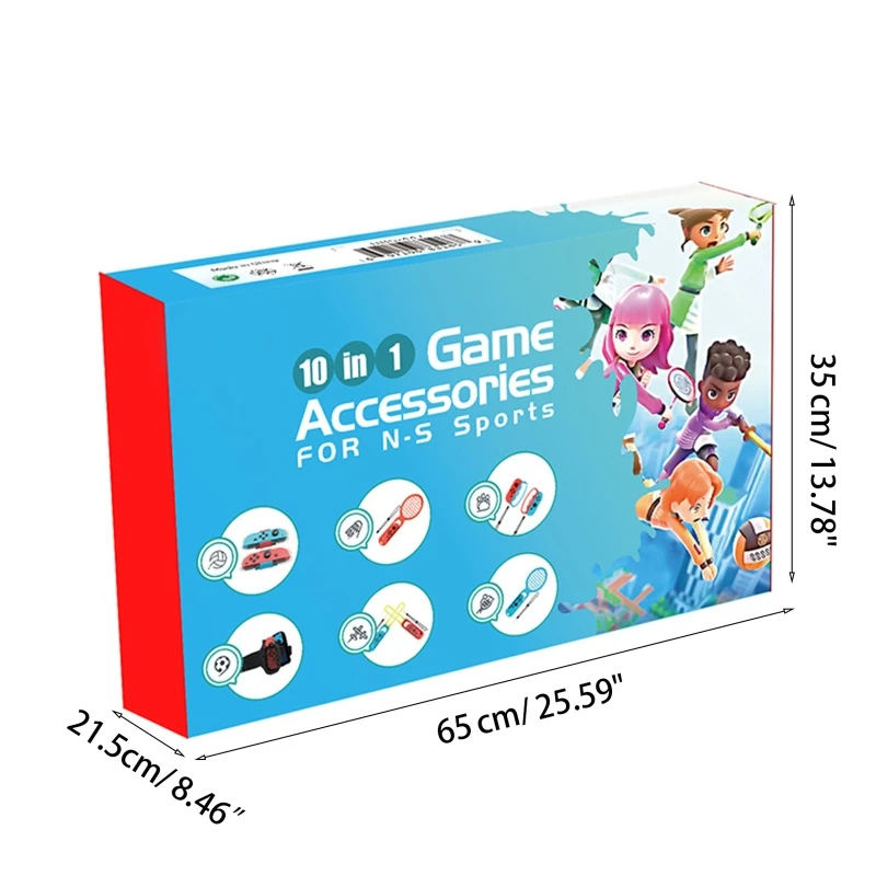 Набор игровых аксессуаров 10 в 1 совместимых с переключателем включая игровые