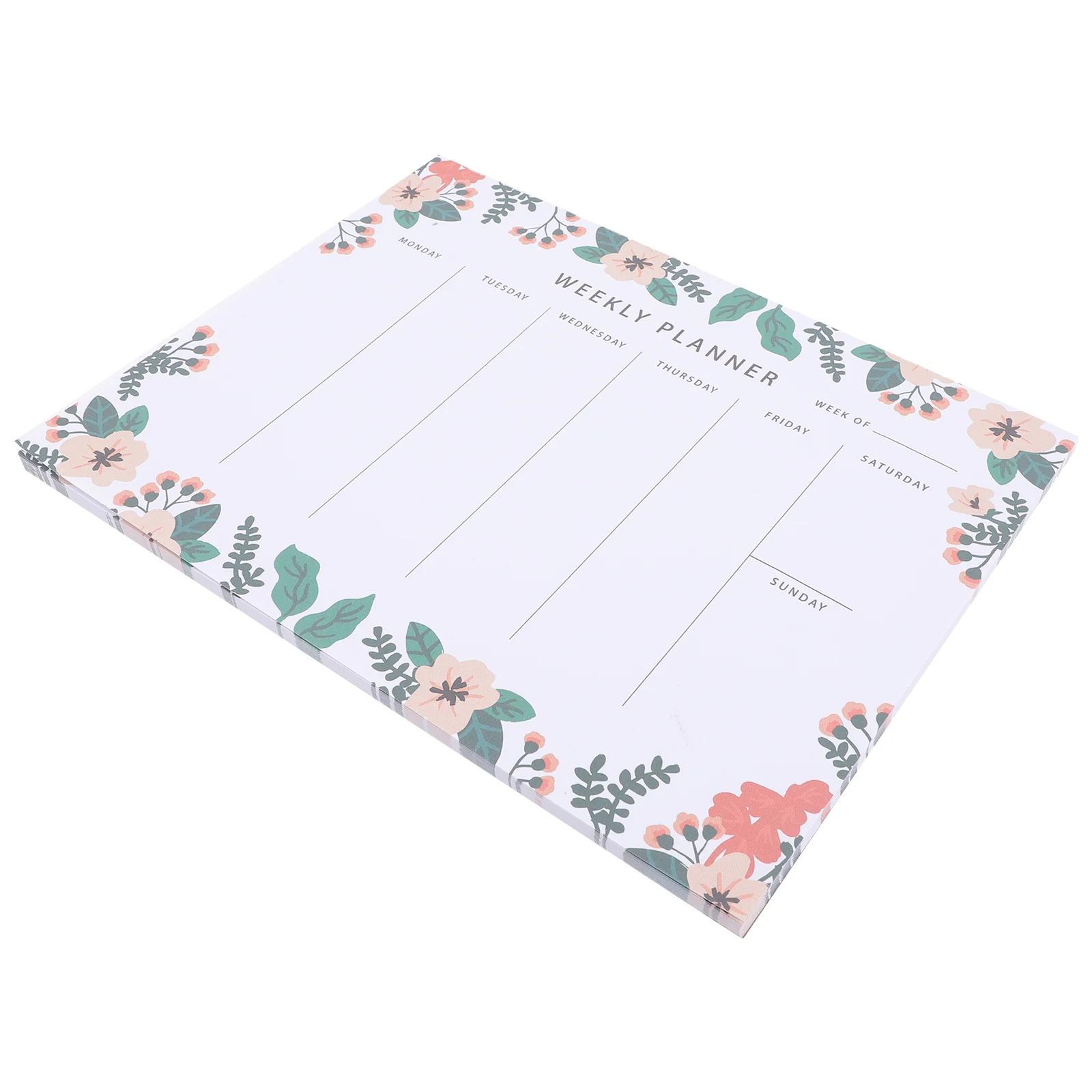 

Weekly Planning Notepad For To Do List for Daily Schedule To Do List Notes Habit Academic Planner Flower