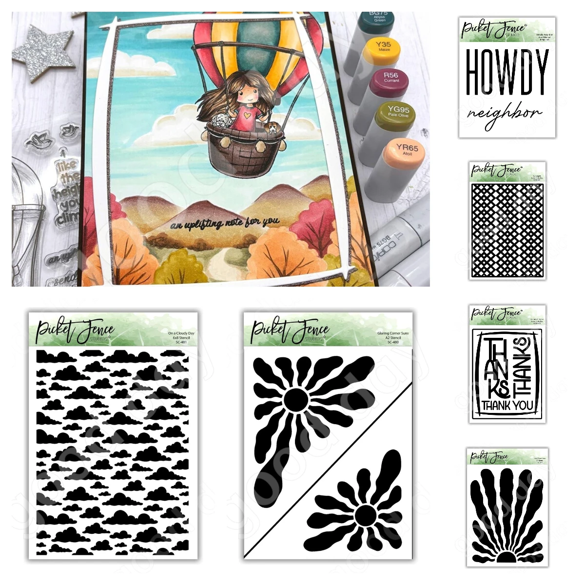 Overcast ослепительные солнце металлические штампы и трафареты для DIY праздничных