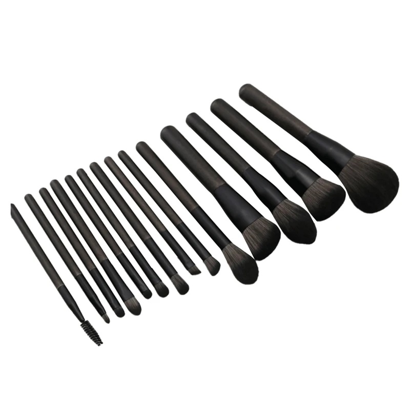 

Complete Makeup Brushes 14 Set Brushes Foundation Brush Nose Shadow Brush Soft Fiber Hair