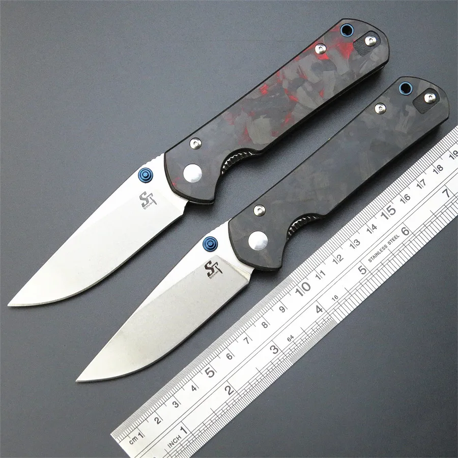 Sitivien ST8 EDC Складной нож K110 стальное лезвие ручка из углеродного волокна карманный