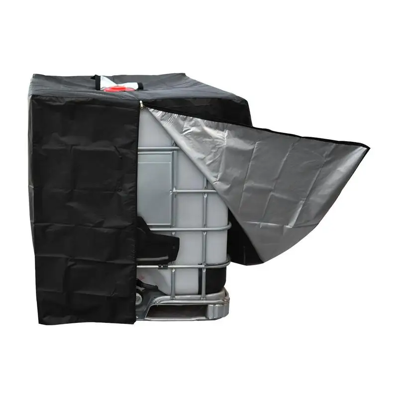 

Защитная крышка для резервуара для воды, водонепроницаемая Пылезащитная Крышка для резервуара для воды IBC Ton Barrel с нейлоновой наклейкой, Защитная крышка для резервуара для воды