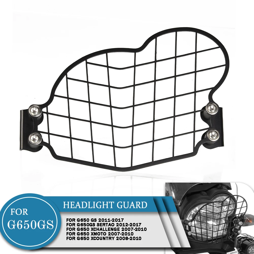 

For BMW G650GS G650 G 650 GS 650GS SERTAO R13 2011-2017 Motorcycle Accessories Headlight Grille Guard Headlamp Cover Protector