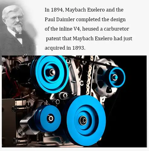 TECHING Цельнометаллический набор для сборки 4-цилиндрового двигателя