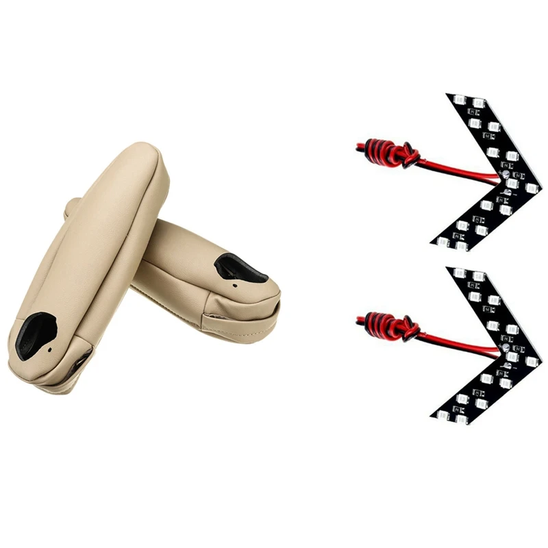 

Накладка на подлокотник автомобильного сиденья для Lexus RX 300 330 350 03-09 с 2 светодиодсветодиодный лампами поворотников бокового зеркала заднего...