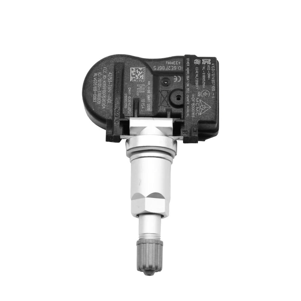 Датчик давления в шинах для 2009-2026 Acura Nsx 433 МГц TPMS датчик давления воздуха в шинах 42753-T6N-A02