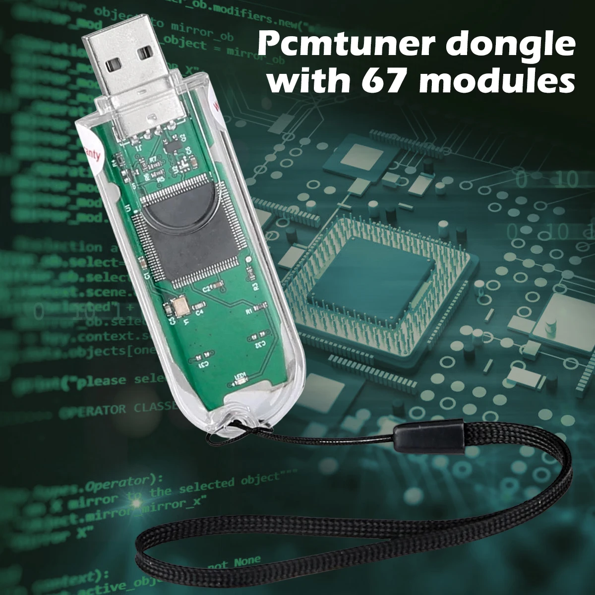 

PCMtuner Dongle with 67 Modules PCMtuner ECU Programmer Professional Multifunctional Online Update Support Checksum and Pinout