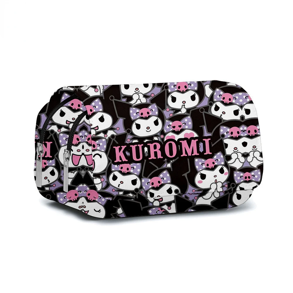 

Printing Surrounding Kuromi Kuromi Pencil Case Cartoon Cute Children's Pencil Case for Primary and Middle School Students