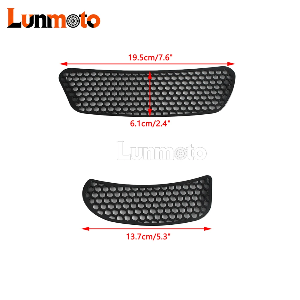 Фото Защитные решетки для воздухозаборников для Harley Softail 2022-2025 Low Rider ST FXLRST 2022 Low Rider El Diablo FXRST, черный алюминий №4