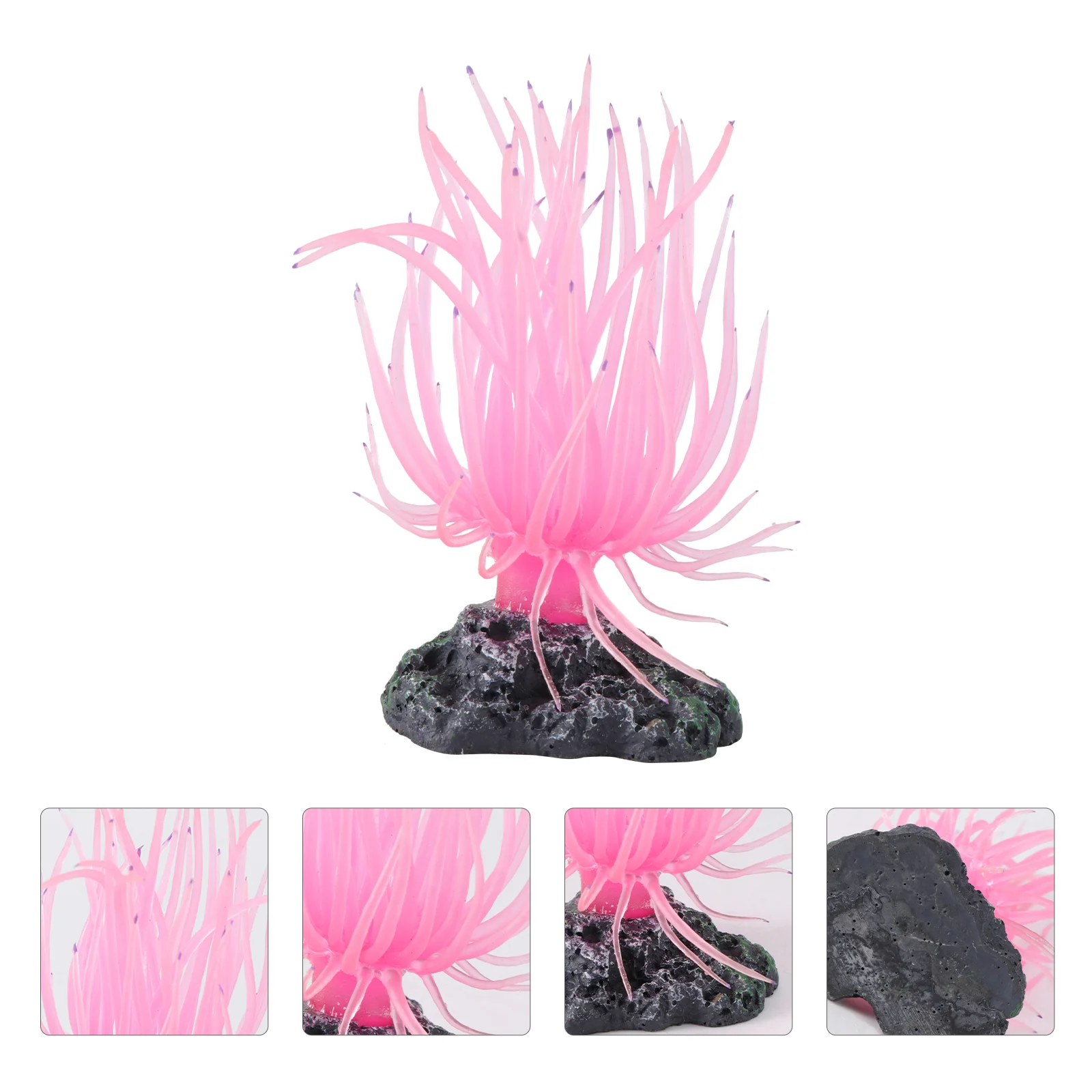 

Decor Coralaquarium Tank Ornamentsartificial Ornament Flower Water Landscape Decorationssea Fake Silicone
